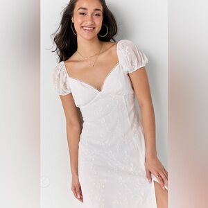 Francesca’s White Lace Dress
